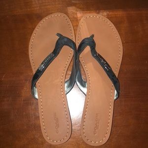 Coach flip flops
